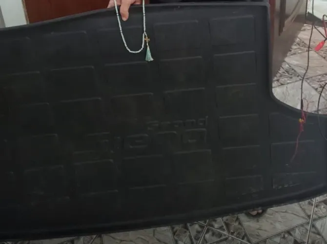 Tapete bandeja protetor de porta malas