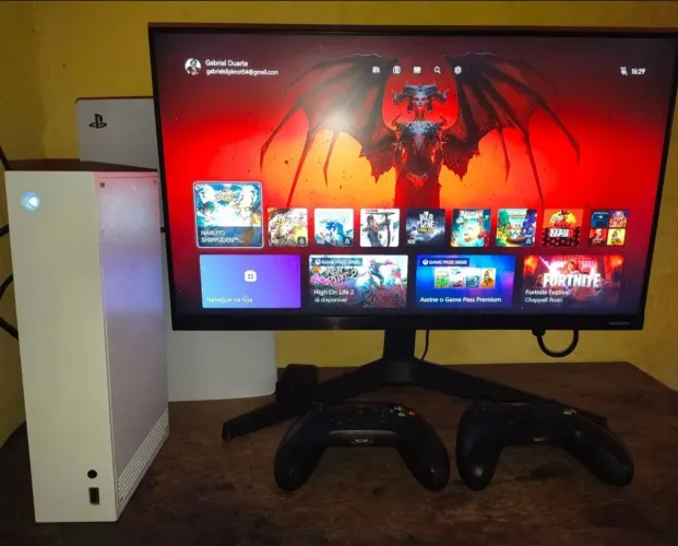 XBOX Series S + Monitor Gamer + Controle
