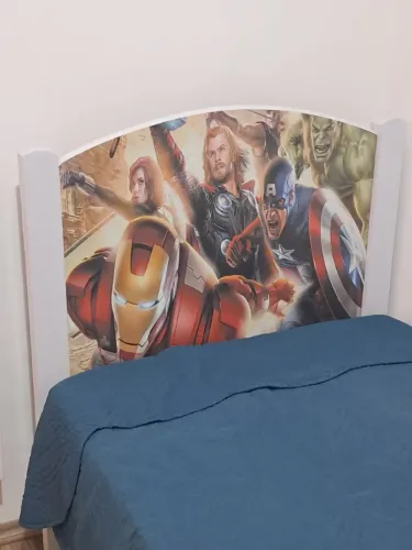 Cama de Solteiro Infantil dos Vingadores
