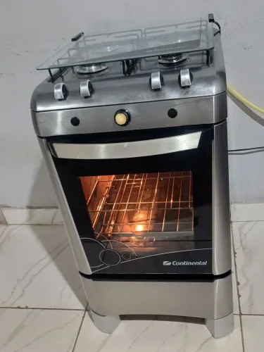 Fogão continental de inox TD ok só usar