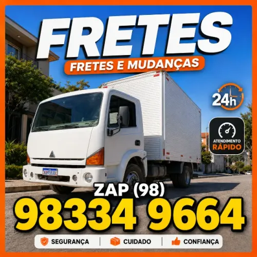 Frete e Mudanças com Caminhão Baú | Atendimento Eficiente - Fretes