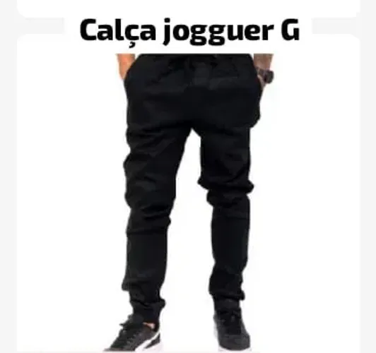 Calça jogguer TAMANHO G só tem preta 