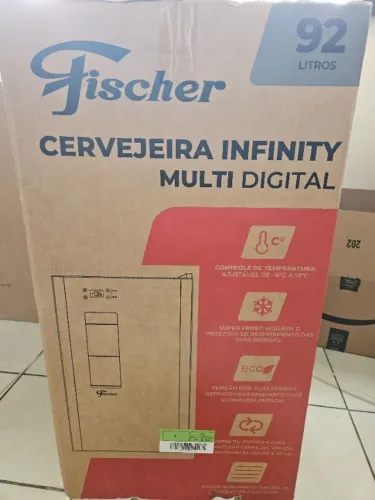 Cervejeira Fischer Preta 92 Litros - Nova (Caixa lacrada)