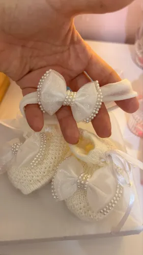 Sapatinho tricot
