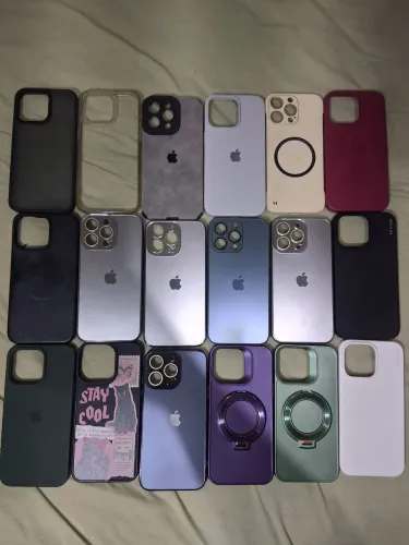 Kit 18 capinhas Iphone 15 Pro Max