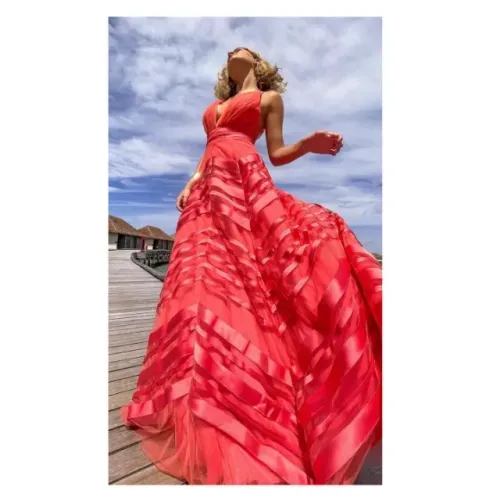 Vestido vermelho de festa/formatura - usado apenas 1 vez, higienizado e impecável
