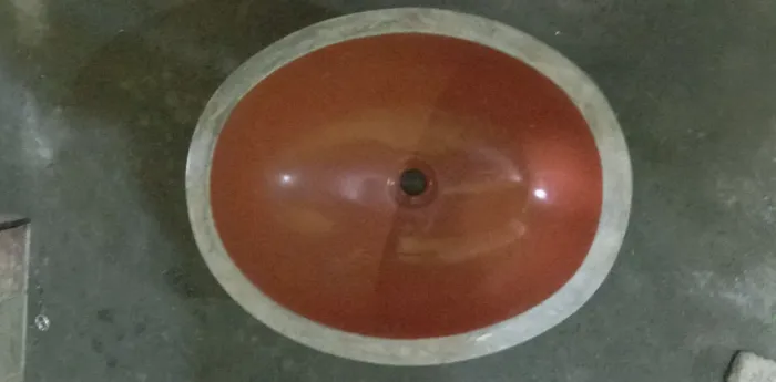 CUBA DE EMBUTIR OVAL DECA ? COR LARANJA
