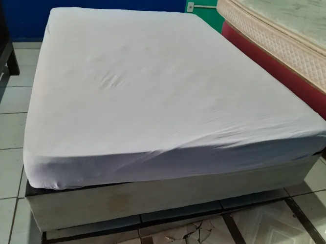 Cama box casal colchão espuma D 45
