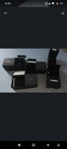 Caixas de relógio originais com espuma