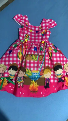 Vestido Junino Tam 1/2 anos