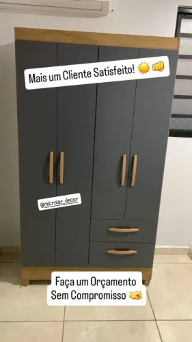 Guarda Roupa de Solteiro Novaes - Entrega e Monta na Hora