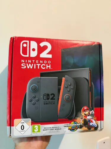 Nintendo Switch 2 Bundle Mario Kart World Digital Novo + Nota fiscal 