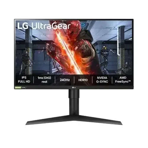 Monitor Gamer LG UltraGear 27", FHD, 240Hz, 1ms, IPS, FS Premium, GS, HDR10, 12x 109,30
