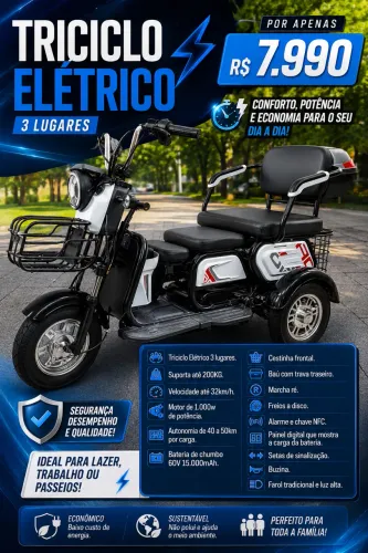 Triciclo Elétrico