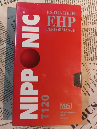 Vhs Nipponic T120 virgem lacrada