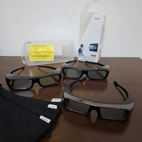 Kit Óculos 3D Sony - 3 unidades (2 BR250 + 1 BR100)