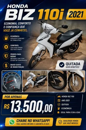 Moto muito conservada usada somente para levar os filhos na escola