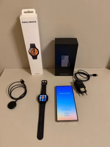 Galaxy S24 Ultra 512GB + Galaxy Watch4 de Brinde - Completo - Em EXCELENTE estado