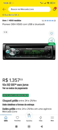 Vendo esse Pioneer X-500