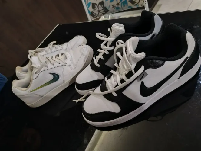 Dois  pares de Nike ebornon low Premium 43 novos 