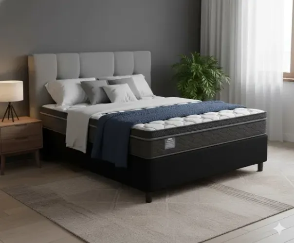 Conjunto Base + Colchão Casal D28 [Oferta Especial]