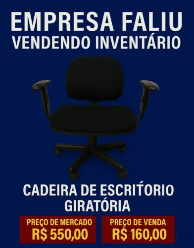 Cadeira de escritório giratória