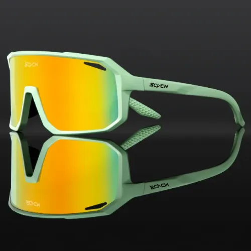 Óculos Scvcn Cross Verde Esportivo para Bike Corrida Praia e Triatlo
