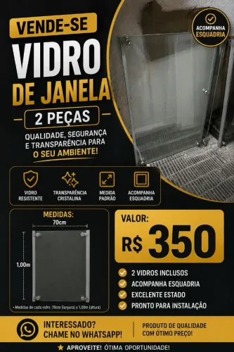 Vidro temperado janela