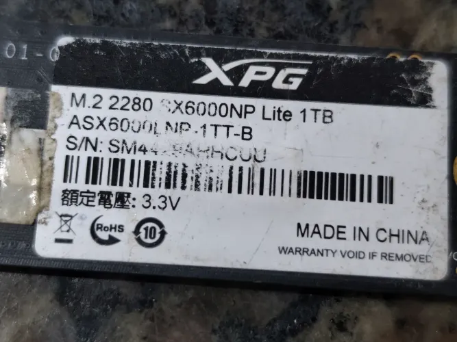 SSD 1tb adata saúde 100%