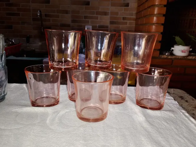 Copos duralex rosé