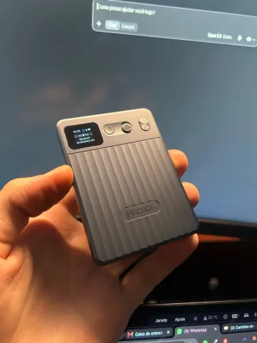 Gravado de Voz com IA Magnético Hrebos 60Gb (Plaud)