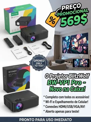 DESAPEGO PROJETOR DE VÍDEO