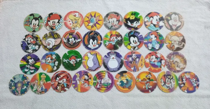 33 Tazos Animaniacs Elma Chips
