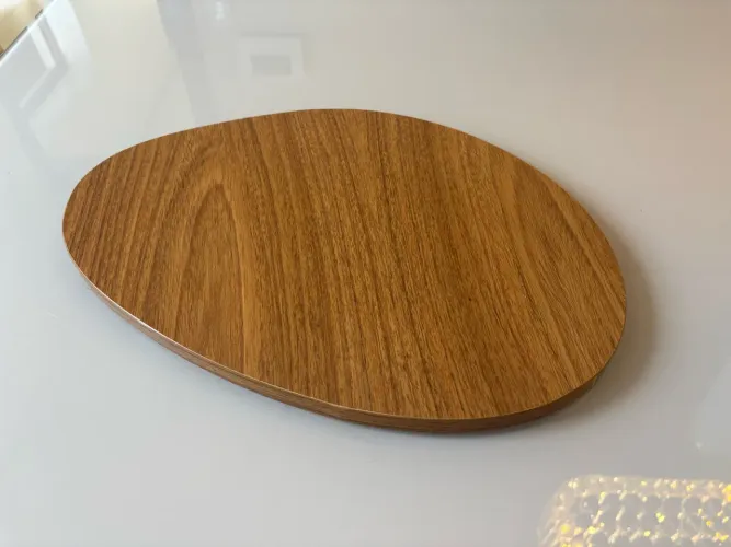 Bandeja de madeira orgânico