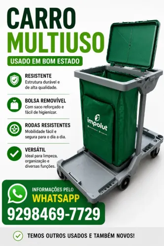Lixeiras semi novas 
