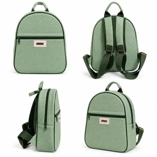 Mini Mochila impermeável femininTexturizada Mochilina Casual Dia A Dia Moderna Confortável