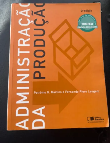 Livro Administração da Produção Petrônio Martins 2ª Edição Saraiva