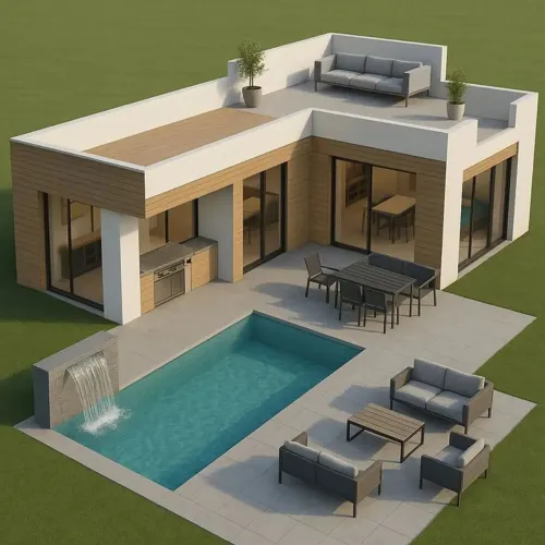 Sua chácara pronta, com piscina e terreno incluso, em Caucaia do Alto