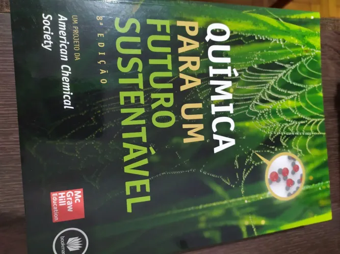 Livro: Química para um futuro sustentável  8° edição 