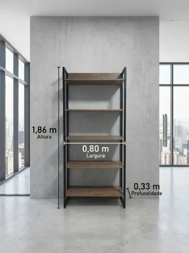 Estante Industrial para sala comercial
