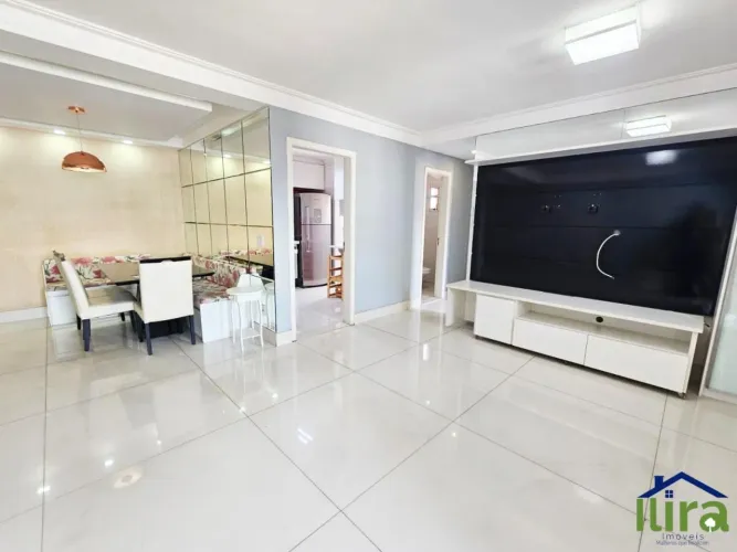 Apartamento Semi Mobiliado No Centro  84 M² - 2 Dorms - 2 Vagas