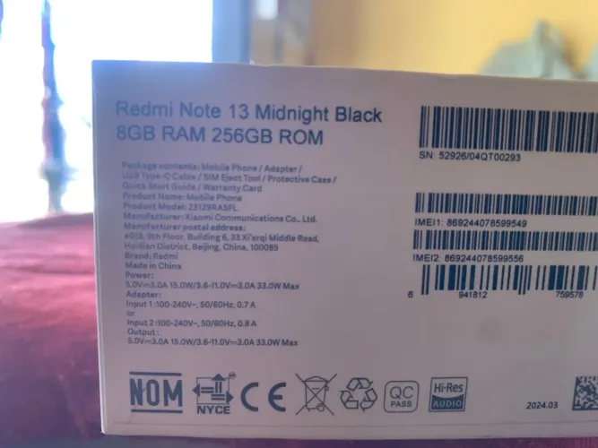 Redmi note 13 semi novo