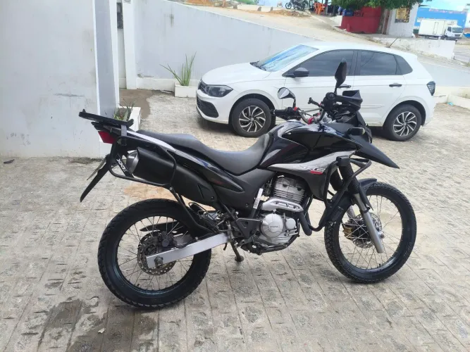 XRE 300 pronta para viagem...