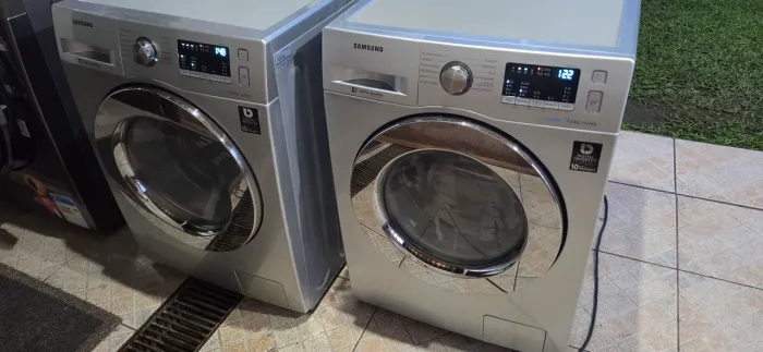 Lava e Seca Samsung 11 kilos 127v cor prata revisada higienizada com garantia .