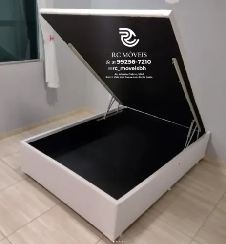Cama Box Casal com Baú Grande - Oferta Imperdível