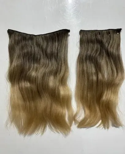 Mega Hair loiro premium (2 camadas)