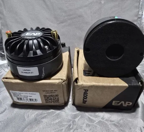 02 unidades de Driver Corneta Eap Polimida P400lite 8 Ohms Som Profissional R$ 480,00
