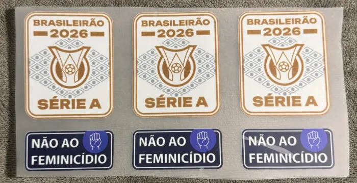3 Patches Brasileirão 2026