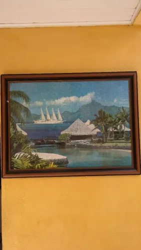 Quadro Quebra-Cabeça 2000 Peças Emoldurado com Vidro - 110x82cm
