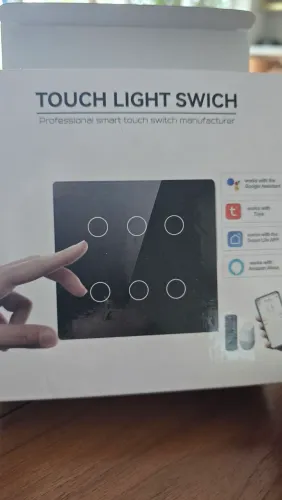 2 Interruptor inteligente zigbee 6 teclas